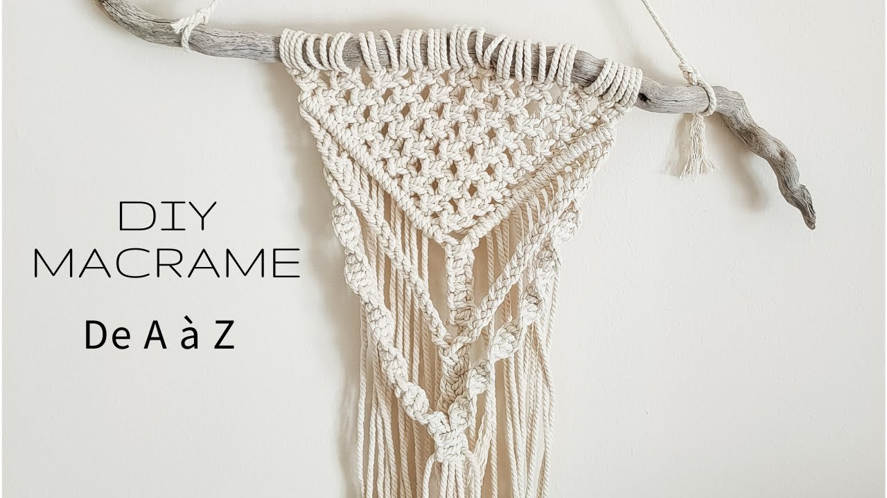 Comment faire tenir une plume en macramé ? - Perles & Co