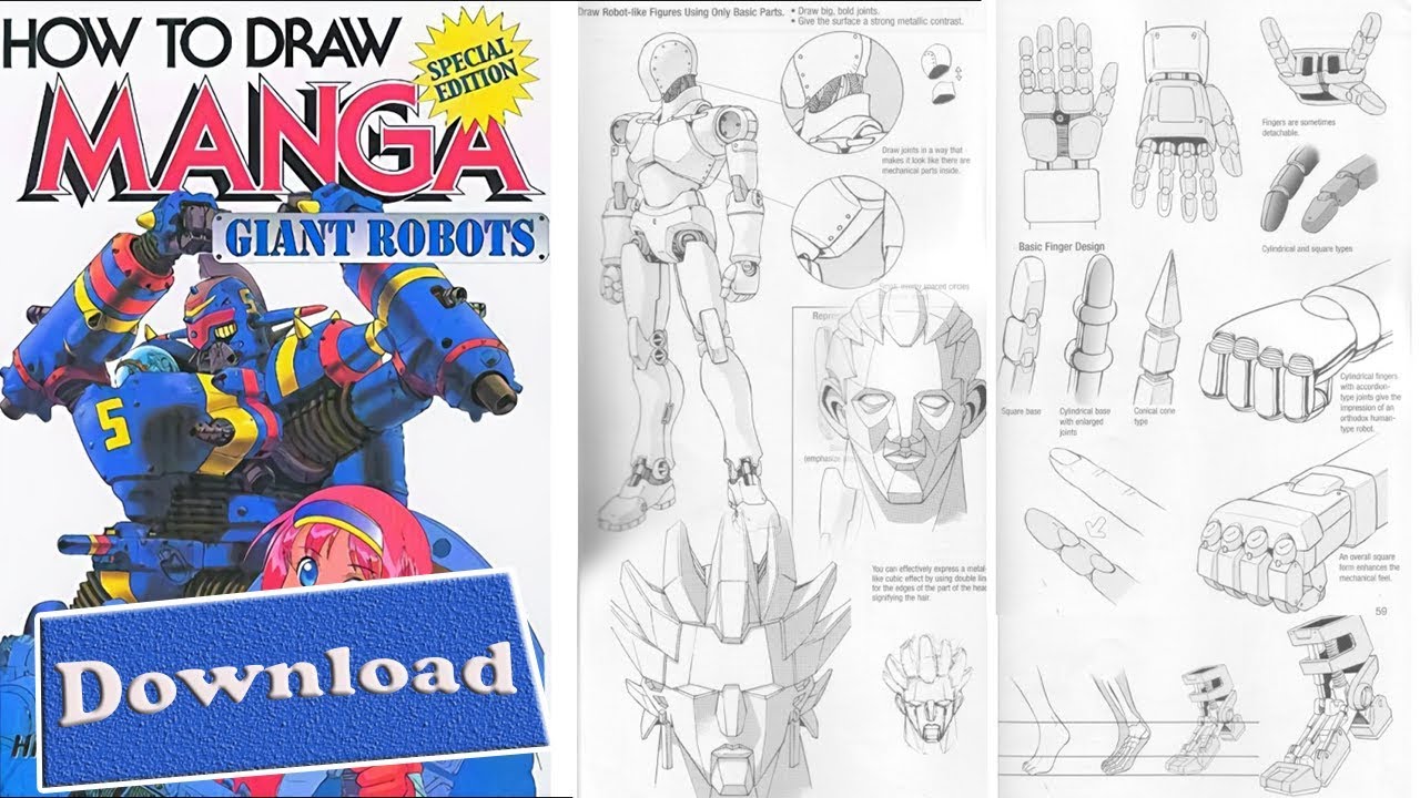 våben antik guiden How To Draw Manga Vol. 12 Giant Robots [Preview Only] - YouTube