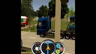 Let's wait for the Train Passage in Euro Truck Driver 2018 - Android gameplay #shorts screenshot 5