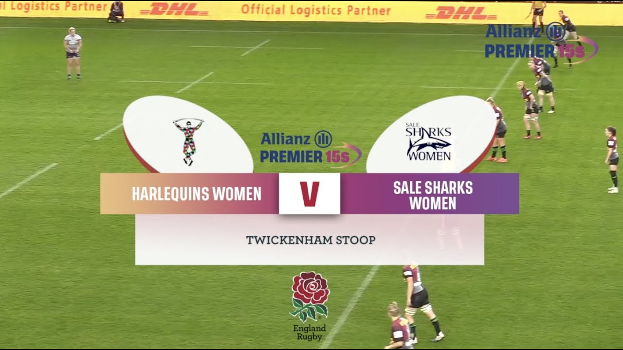 Harlequins beat Sale Sharks to stay top of the Allianz Premier 15s ...
