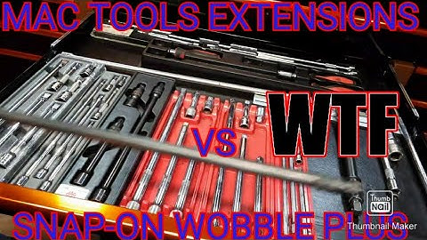 Snap-on vs mac tools Tour of my extensions Its super knulurling!!!!!