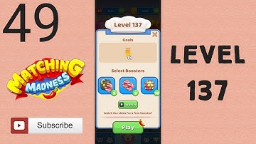 Matching Madness: Match 3 Puzzle games. Level 137 #tinytacticsgames