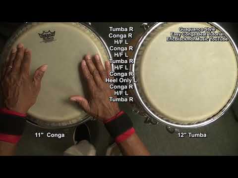 how-to-play-guaguanco-style-conga-beat-lesson---easy-congas-beat-😎