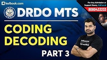 Coding Decoding Reasoning Tricks for DRDO MTS 2020 | Part 3 | DRDO Ceptam MTS Class by Abhinav Sir