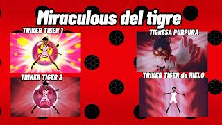 Nueva VS Antigua transformación de Triker Tiger, Triker de hielo y TIGRESA PURPURA.