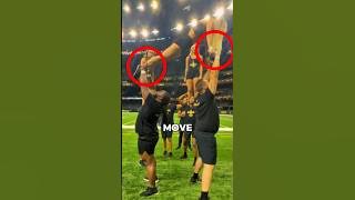 Cheerleaders Try a New Routine and Shock the Crowd #shorts