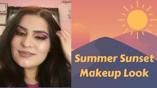 Summer Sunset Makeup Tutorial | Natty Bee