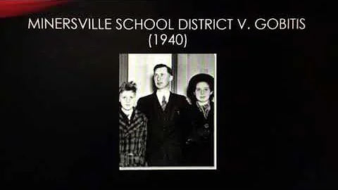 Lesson 12 - Landmark Freedom of Religion Cases - Part I