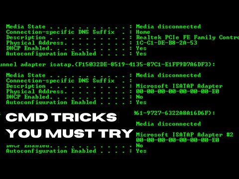 CMD Tricks You Must Try
