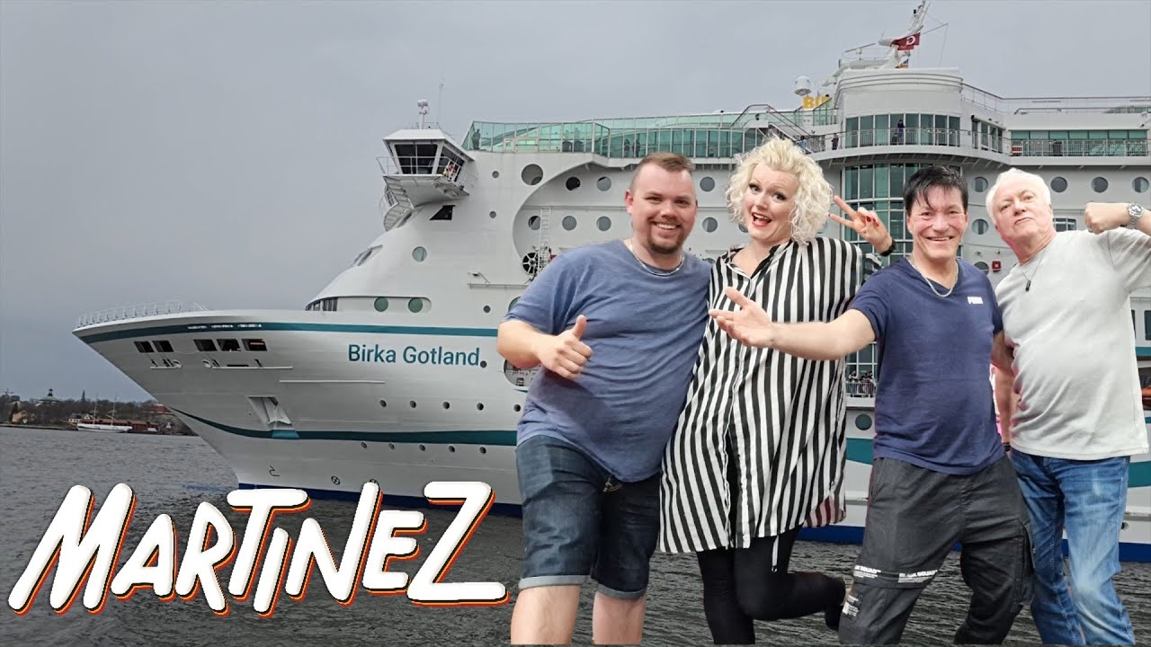 Första spelningen på Birka Gotland med Martinez.