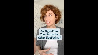 Are Signs From Your Deceased Pet Fading? #shorts