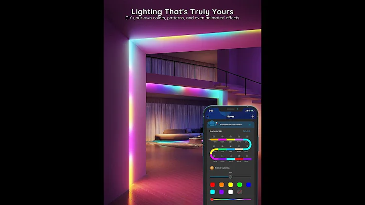 Govee 65.6ft RGBIC Alexa LED Light Strip,  Work with and Google Assistant Review. web