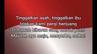 Lagu TNI - Tinggalkan Ayah Tinggalkan Ibu (lirik audio)