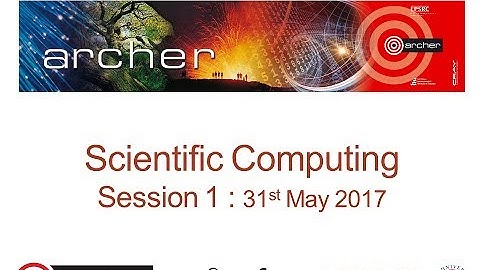 Scientific Computing 2017: Session 1