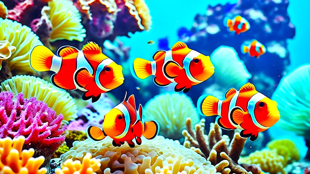 The Best 4K Aquarium - Explore the Stunning World of Sea Jellyfish and Beautiful Coral Reef Fish. #8