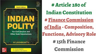 (V181) (Finance Commission under Article 280 of Indian Constitution) M. Laxmikanth Polity (IAS/PCS)