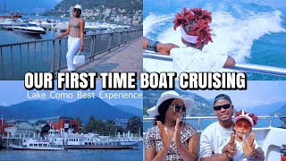 Our first time Boat Cruising in Lake Como Milan, Trying out Nigeria Restaurant food Abroad