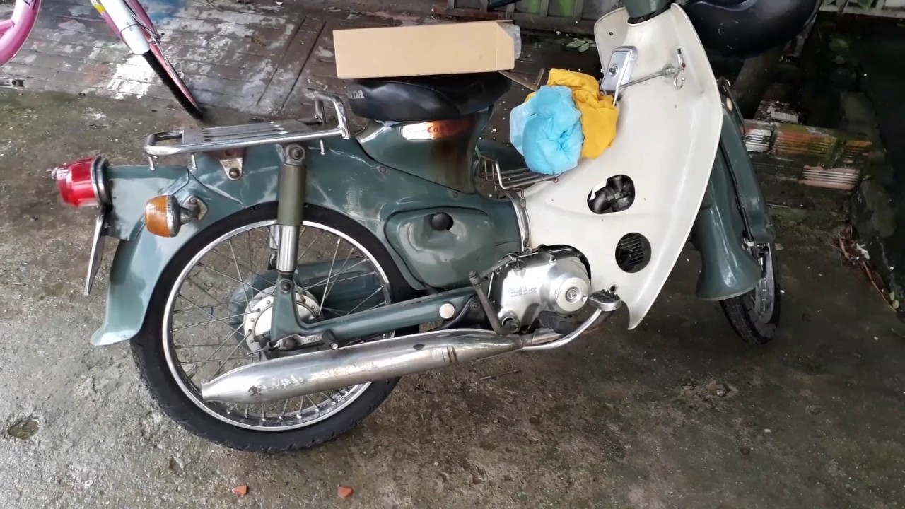 Hàng hiếm honda cub 78 50cc đổ bộ bình triệu - YouTube