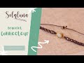 Tuto micro macram en direct  bracelet  connecteur