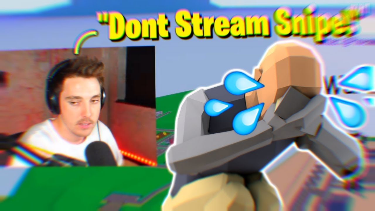 I Stream Sniped Lazarbeam And He Said This Roblox Strucid Youtube - roblox fortnite out tfue and cloakzy of strucid