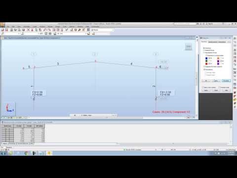 2D Steel Portal Frame Full Tutorial in Autodesk Robot 2017