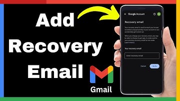 How To Add Recovery Email Address In Gmail - Quick Tutorial