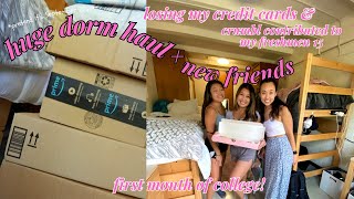 *pretend it's September 2021* HUGE DORM HAUL + losing my credit cards & meeting new friends!