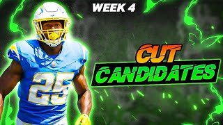 10 Players You Should CUT From Your Roster | Week 4 Fantasy Football Waiver Wire