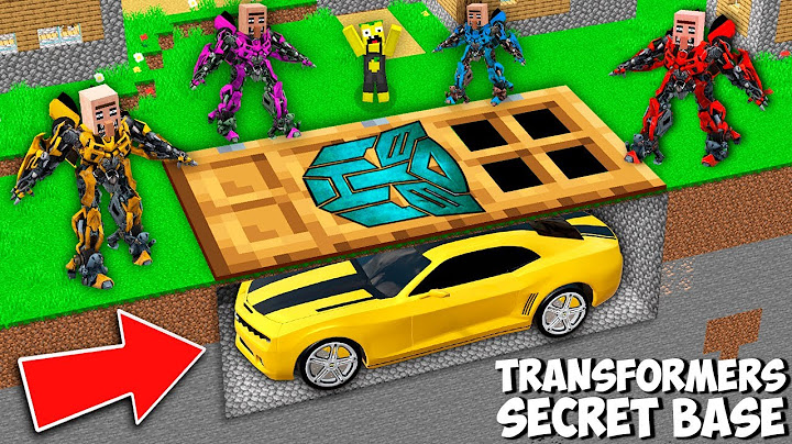 I found BIGGEST TRANSFORMERS DOOR in Minecraft ! NEW GIANT BASE !