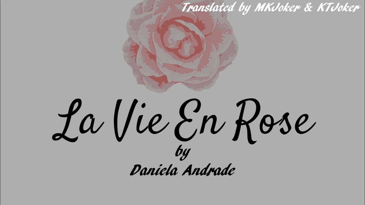 La Vie En Rose Official Burmese Lyrics Video YouTube