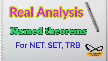 Named theorems in Real Analysis| Limit breaking tamizhaz