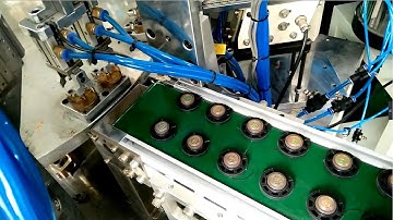 Amazing electronic speaker automated assembly machine