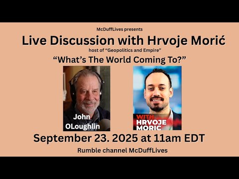 Live with Hrvoje Morić, September 23, 2025