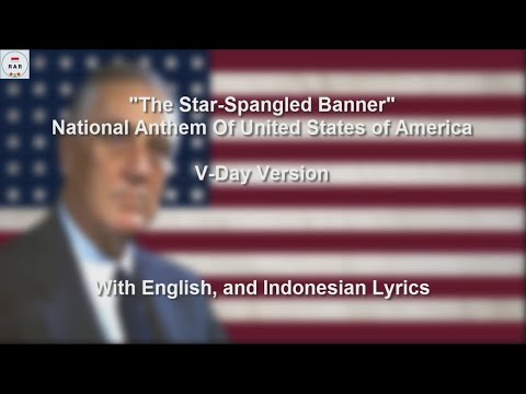 The Star Spangled Banner - National Anthem of United States of America - With Lyrics