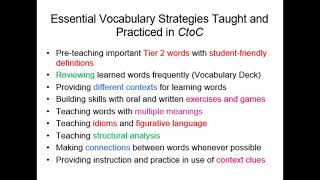 CtoC: Vocabulary