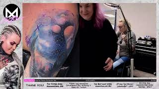 LIVE TATTOOING Tattoo Artist Electric Linda at Masterpiece Tattoo Family in Oslo