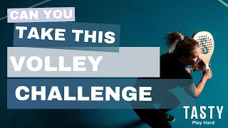 Can you score a goal with this volley challenge?