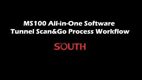 MS100 All-in-One Software Tunnel Scan&Go Process Workflow