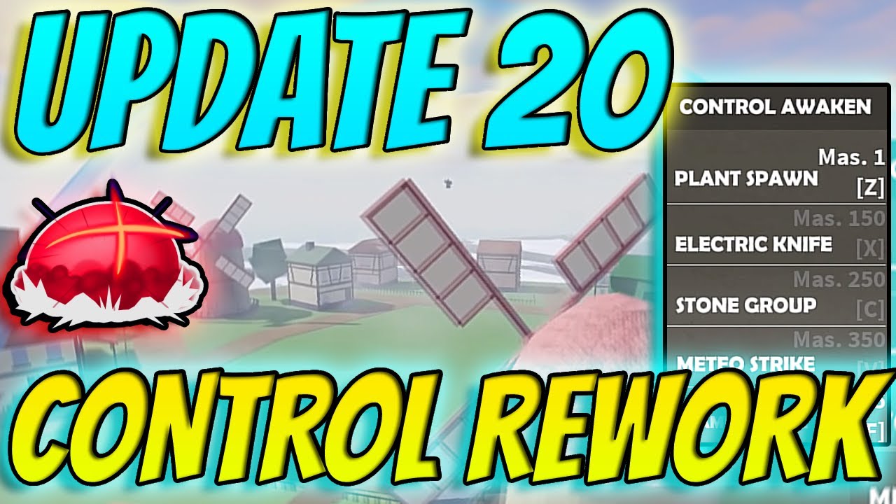 😱Update 20 - Control Awakening & Rework ( Blox Fruits ) 