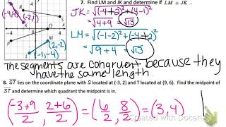 Geometry Module 1 Review
