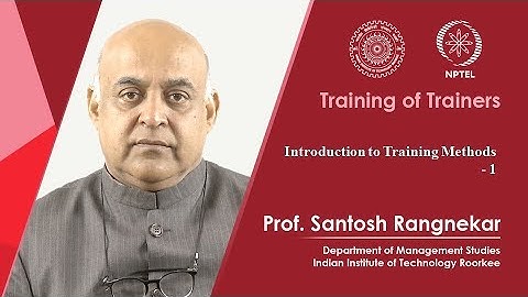 Introduction to Training Methods - 1
