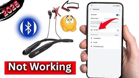 Bluetooth Headphones Connect Problem 2025 | Neckband One Site Not Working | Wireless Headphone 