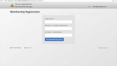 Registering your account