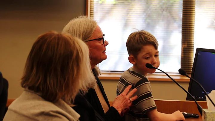 Elizabeth Crouch and grandson Little Roy Fast