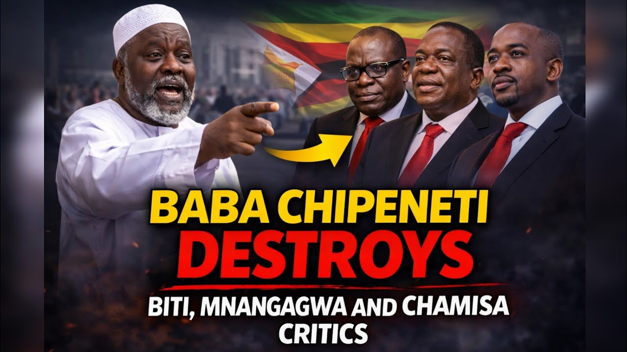 BABA CHIPENETI DESTROYS BITI, MNANGAGWA AND ZVIGANANDA, SAYS CHAMISA NDIYE ANEVANHU