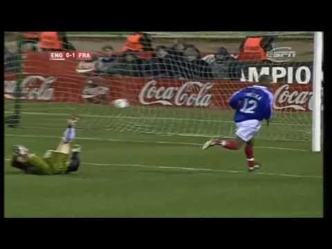 England 0-2 France, International Friendly 1999