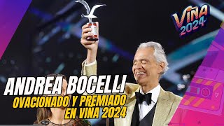 ANDREA BOCELLI EN VIÑA 2024 ✨ Ovacionado y Premiado 👏 Gaviota de Plata y Oro