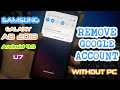 Samsung A8 2018 Android 9 0 Frp Bypass Google Account A530F U7 Frp 100% Tested WITHOUT PC