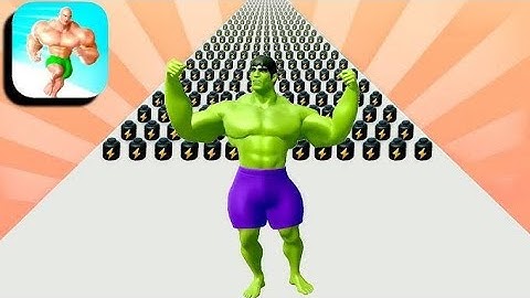 muscle 💪 rush woww max level iOS trailer gameplay walkthrough #satisfying #musclerush