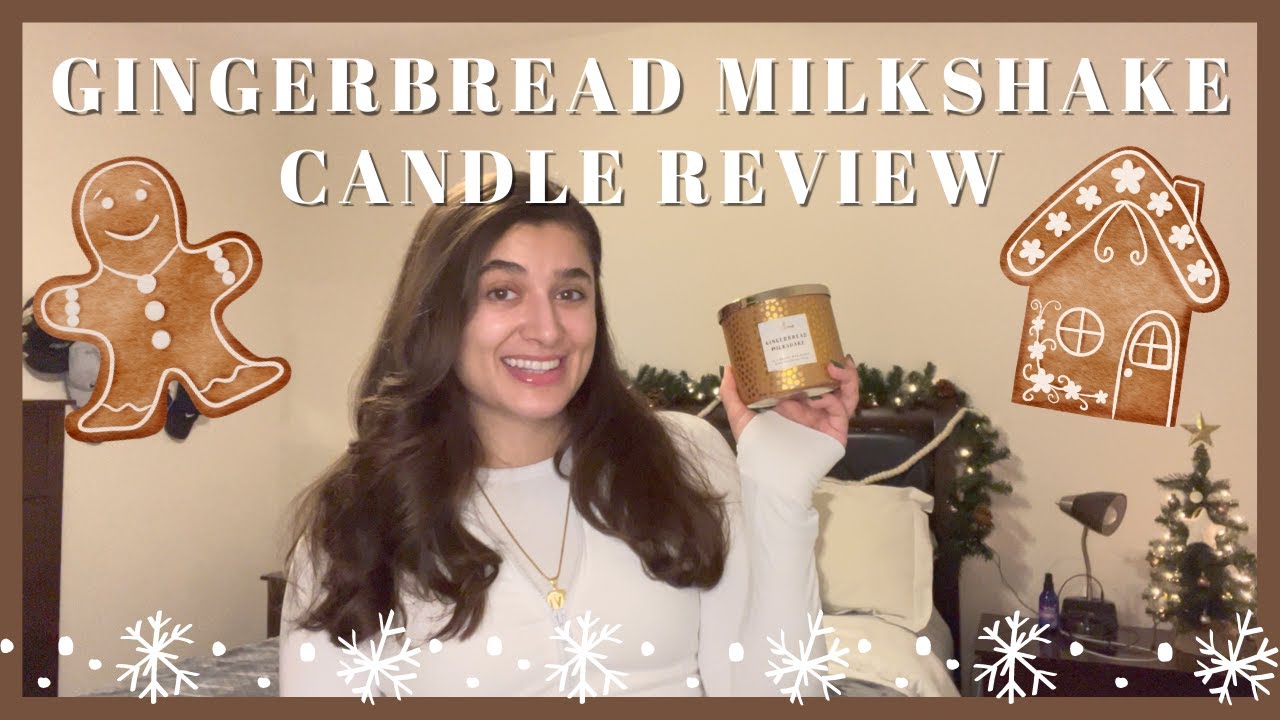 GOOSE CREEK GINGERBREAD MILKSHAKE CANDLE REVIEW YouTube